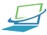 logo padebug formations un ordinateur stylisé avec un cercle autour